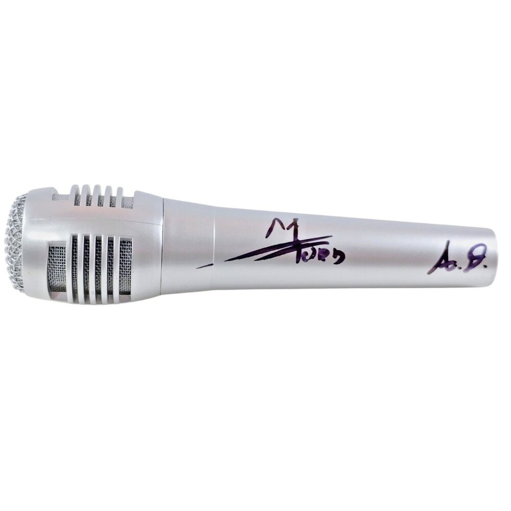 The Street Profits Signed Microphone Beckett WWE Wrestling Tag Team Autographed